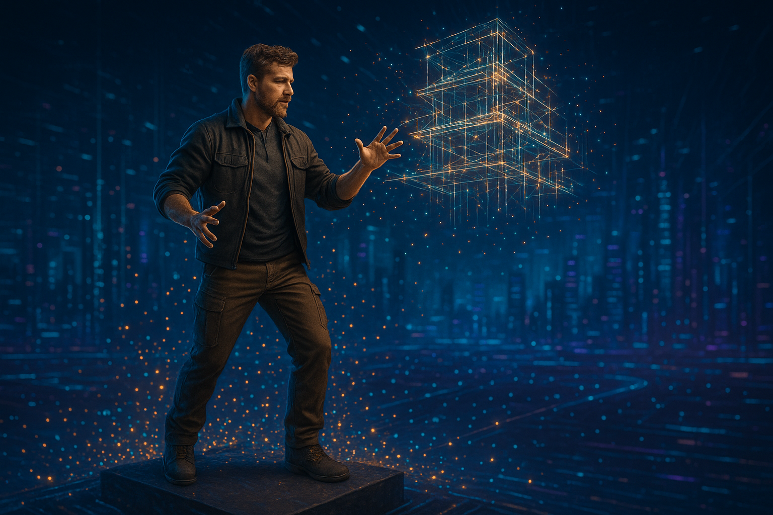 Symbolic image of transformation or alchemy